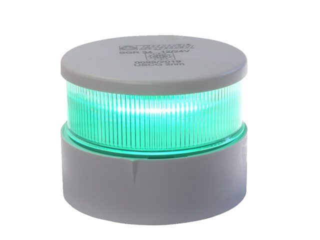 Serie 34 led signaal groen. wit