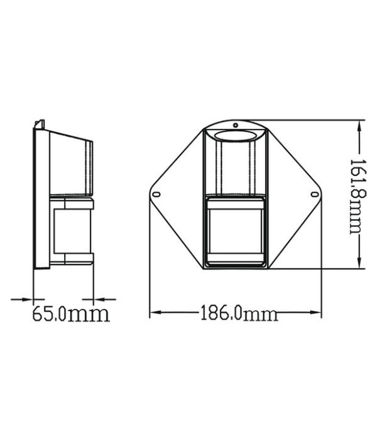 Talamex Kombinationsleuchte oben/Deck LED 12543008