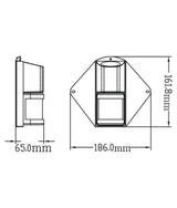 Talamex Kombinationsleuchte oben/Deck LED 12543008