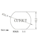 Talamex Heklicht opbouw RVS rond LED 12543009