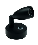 Talamex Surya lampe murale LED noire 10-30V dimmable avec USB-C PD 15W