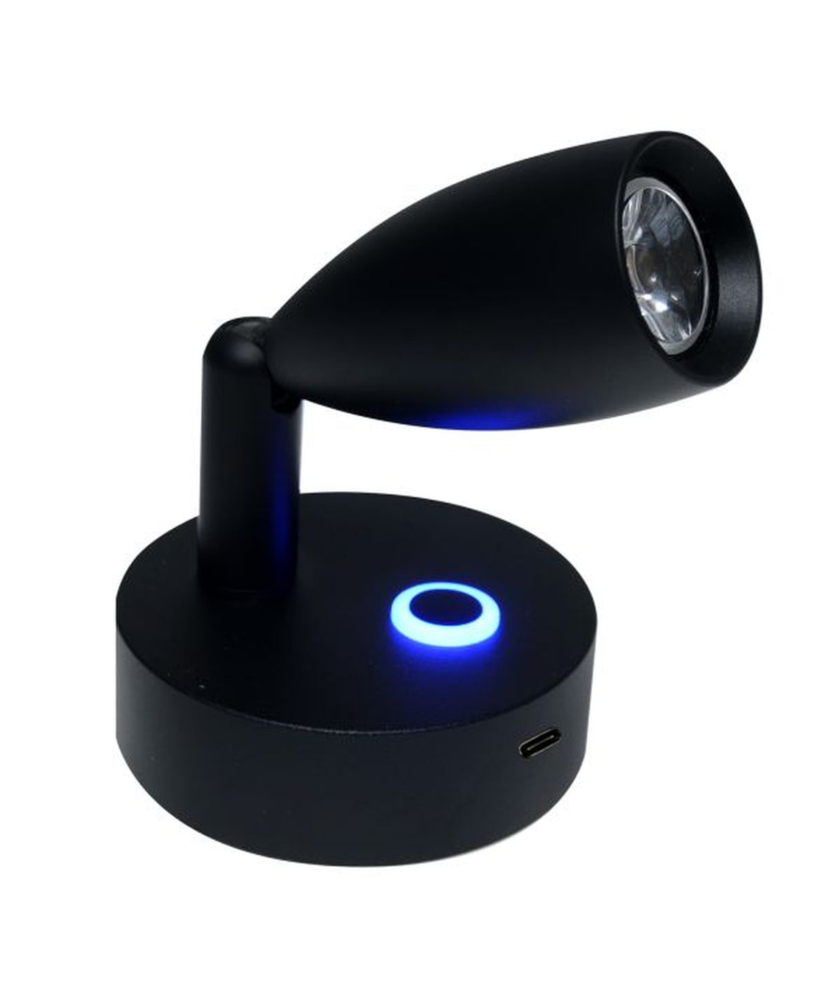 Talamex Surya lampe murale LED noire 10-30V dimmable avec USB-C PD 15W