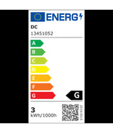 Talamex Surya lampe murale LED noire 10-30V dimmable avec USB-C PD 15W