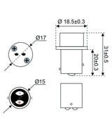 Adattatore Talamex BAY15D a G4 – adattatore lampada 10–30V LED/alogeno