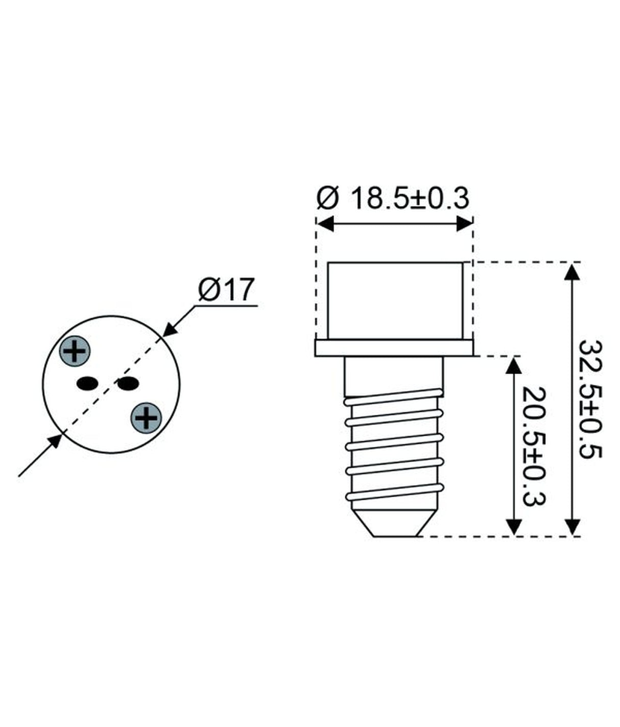 Adattatore Talamex E14 a G4 – bassa tensione 10–30V