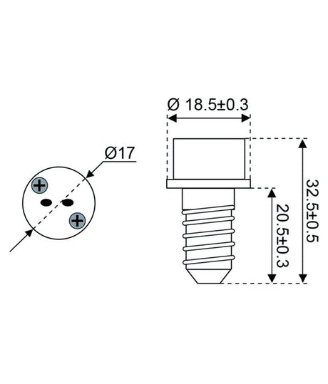 Talamex Adapter E14 naar G4 – laagspanning 10–30V