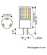 Talamex Lampada a LED LED45 10–30V G4-onder
