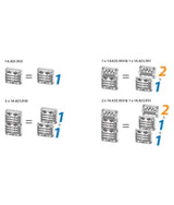Talamex Module 2 bloc nul 12xM4 – système porte-fusible modulaire
