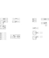 BEP plaque de liaison double (1 pièce) – Pro Installer