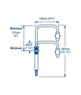 Whale Telescopic spout + tap FT1160
