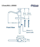 Whale Pomp V Fresh standaard Mk6 GP0650