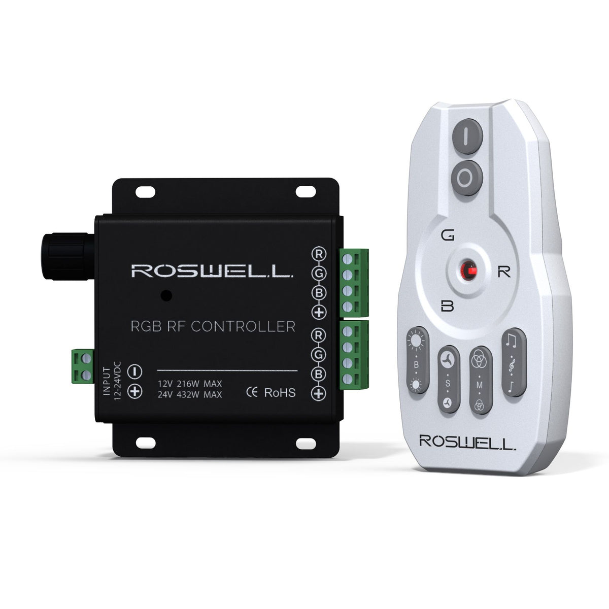 Roswell Marine Audio RGB remote control and controller package ...