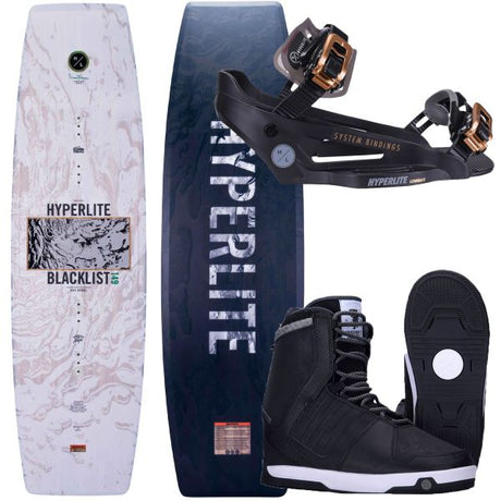 Hyperlite Blacklist LTD Freepress System Wakeboard Package