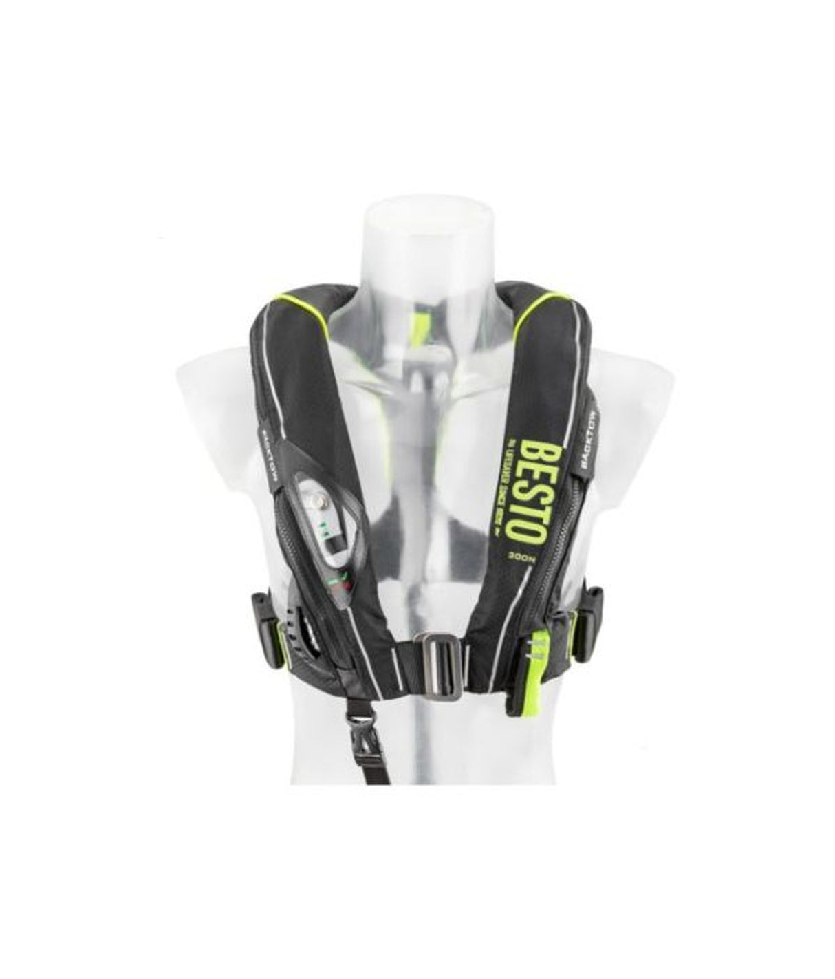 Besto Ultimate 300N BackTow giubbotto di salvataggio m/h nero/giallo