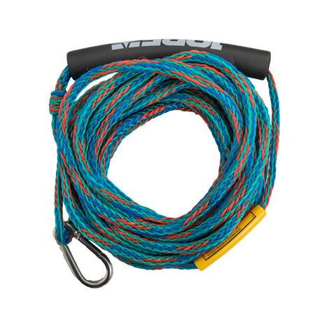 Jobe Funtube Touw 1-2 Persoons, accessoires met opgerold kleurig touw en metalen haak