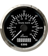 Wema Silver serie GPS velocímetro negro 30kn/54km