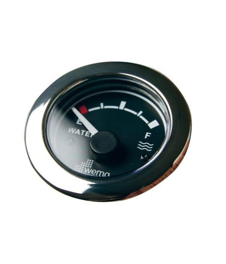 Wema Afwerkring RVS 85 mm – montaje empotrado para instrumentos