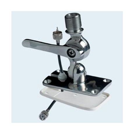 Glomex antennevoet rvs 1”x14 draad