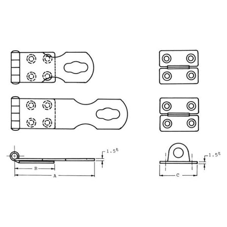 Talamex overvalsluiting rvs 91 mm