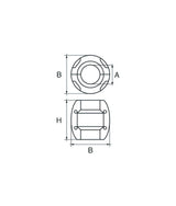 Talamex albero vite anodo zinco sfera 30mm