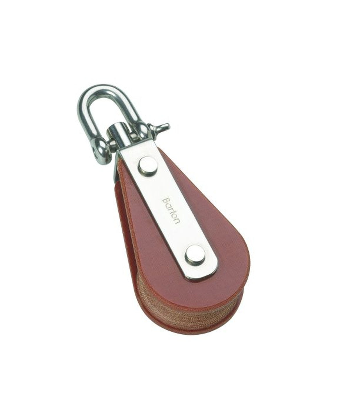 Barton Tufnol Block mit Wirbel 1-Scheibe 30mm für Leine 10mm