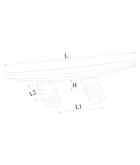 Talamex kikker RVS AISI 316 203 mm
