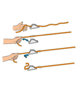 Clamcleat CL222 Racing Mini alluminio 3–6 mm