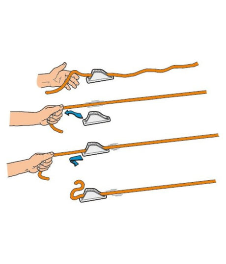 Clamcleat CL222 Racing Mini Aluminium 3–6 mm