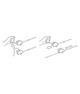 Clamcleat CL255 Omega aluminum 3-6mm