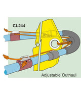 Clamcleat CL244 Aluminium 3–6 mm – trimcleat voor surfgiek