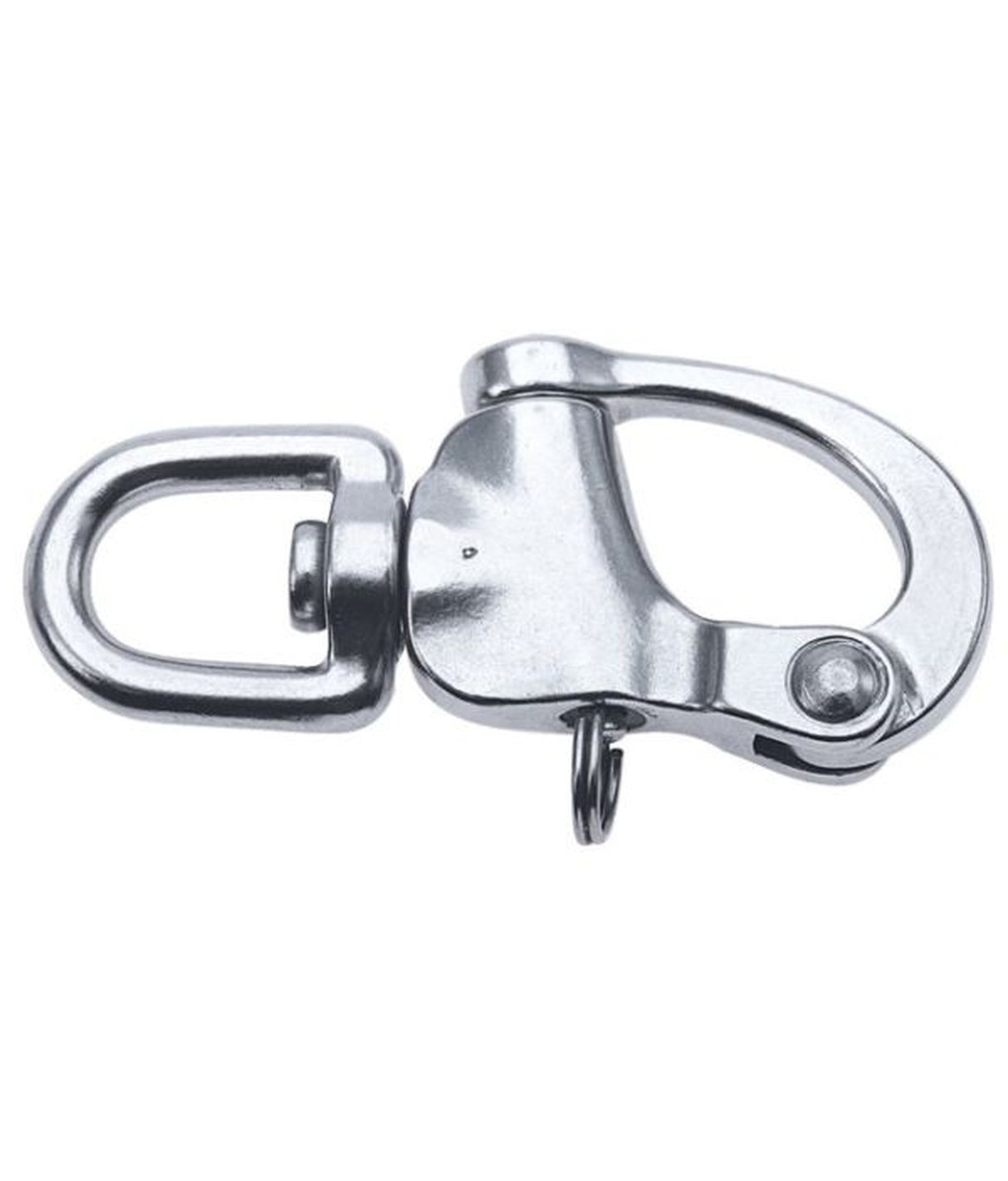 Chiusura a scatto Talamex con occhiello girevole 70mm – Acciaio inox AISI 316