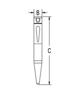 Penna Ronstan per aprire chiusura a scatto RF1322, alluminio