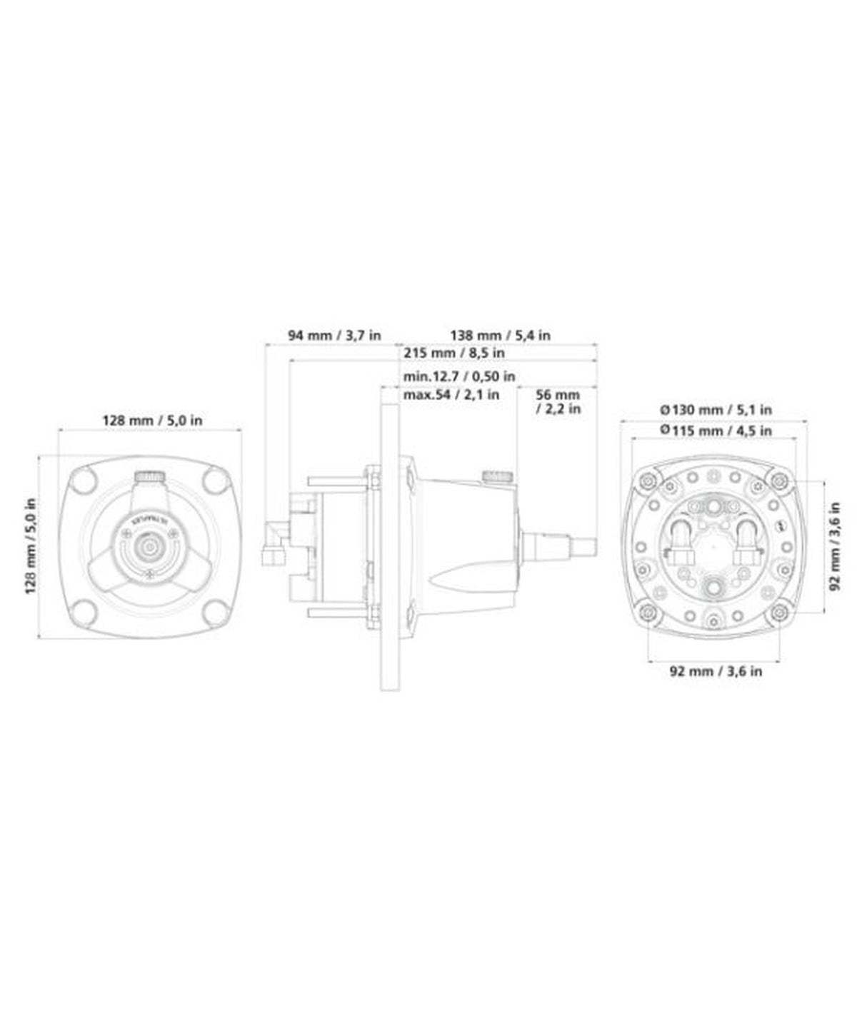 Ultraflex Gotech hydraulische set outboard tot 115pk