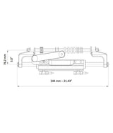 Ultraflex UC128-OBF/2 cilinder – stuurcilinder