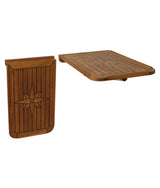 Eude Teak Tischplatte Balcony 38x60cm – Wandmontage 039