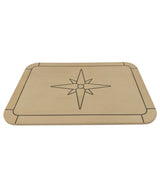 Eude EcoTeak Tischplatte Classic soft 51cm x 75cm – Bootstischplatte