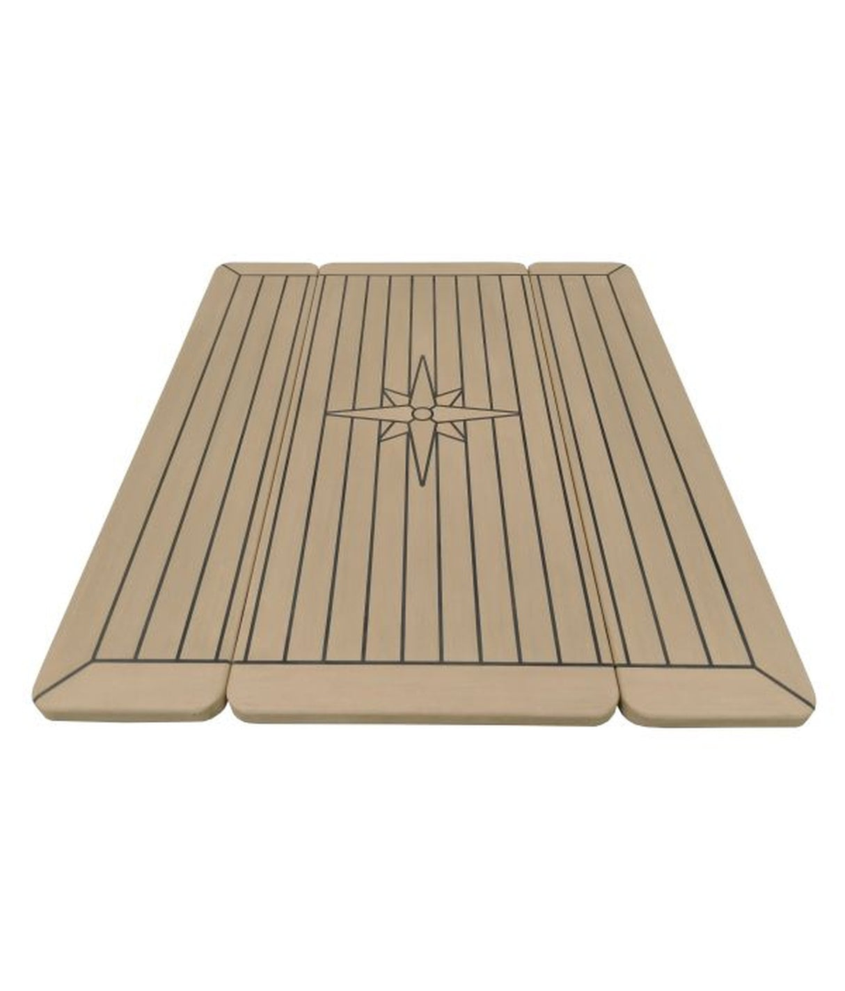 Eude EcoTeak Wing Tischplatte 34/68 x 80 cm – für Boote