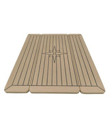 Eude EcoTeak Wing Tischplatte 34/68 x 80 cm – für Boote