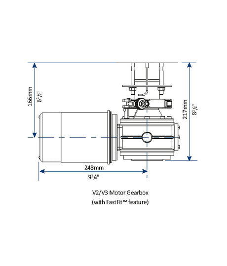 Lewmar Ankerwinde V3 go ff 24V 002 Kit 6672212108-142