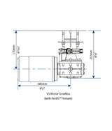 Lewmar Anclador V1 go ff 12V 001 6671011198-138 – montaje vertical
