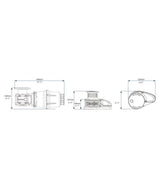 Lewmar VX3 verticale guindeau d'ancre GO 8 mm 12V 1500W 69120042