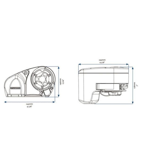 Lewmar Ankerwinde Pro Series 1000 8 mm 6657011198-311 – Edelstahl AISI 316