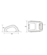 Lewmar CRW400 guindeau captif 66910441 – pour bateaux jusqu'à 30ft