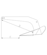 Talamex DC anchor 25kg/55lb – galvanized