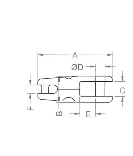 Conector de cadena de ancla Kong galvanizado 12–14 mm – sin giratorio
