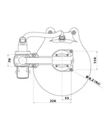 Talamex Toilet Large turn2lock 80115002
