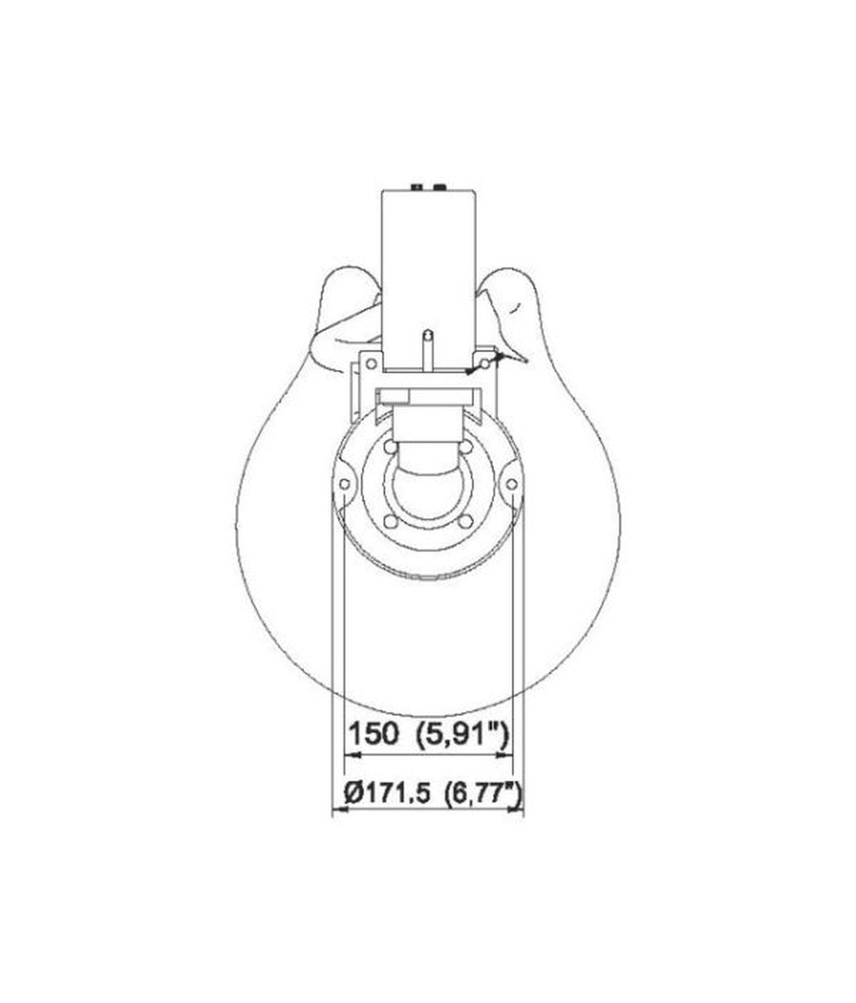 Talamex inodoro eléctrico estándar 24V