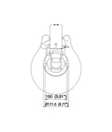 Talamex inodoro eléctrico estándar 24V