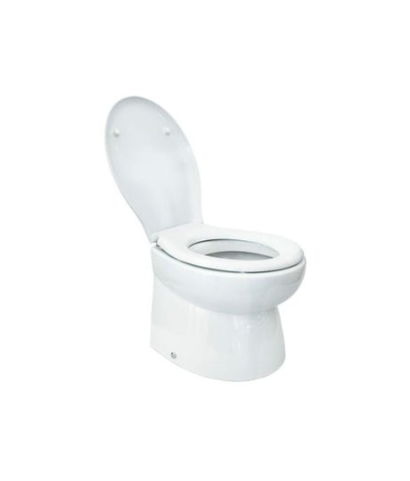 Inodoro Albinus 12V bajo – silencioso, eléctrico y de calidad premium