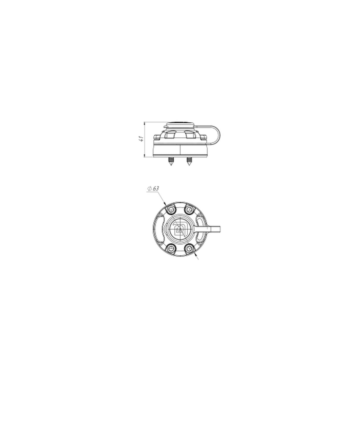 Borika base di montaggio avvitabile 85200102 – base in acciaio inox AISI 304